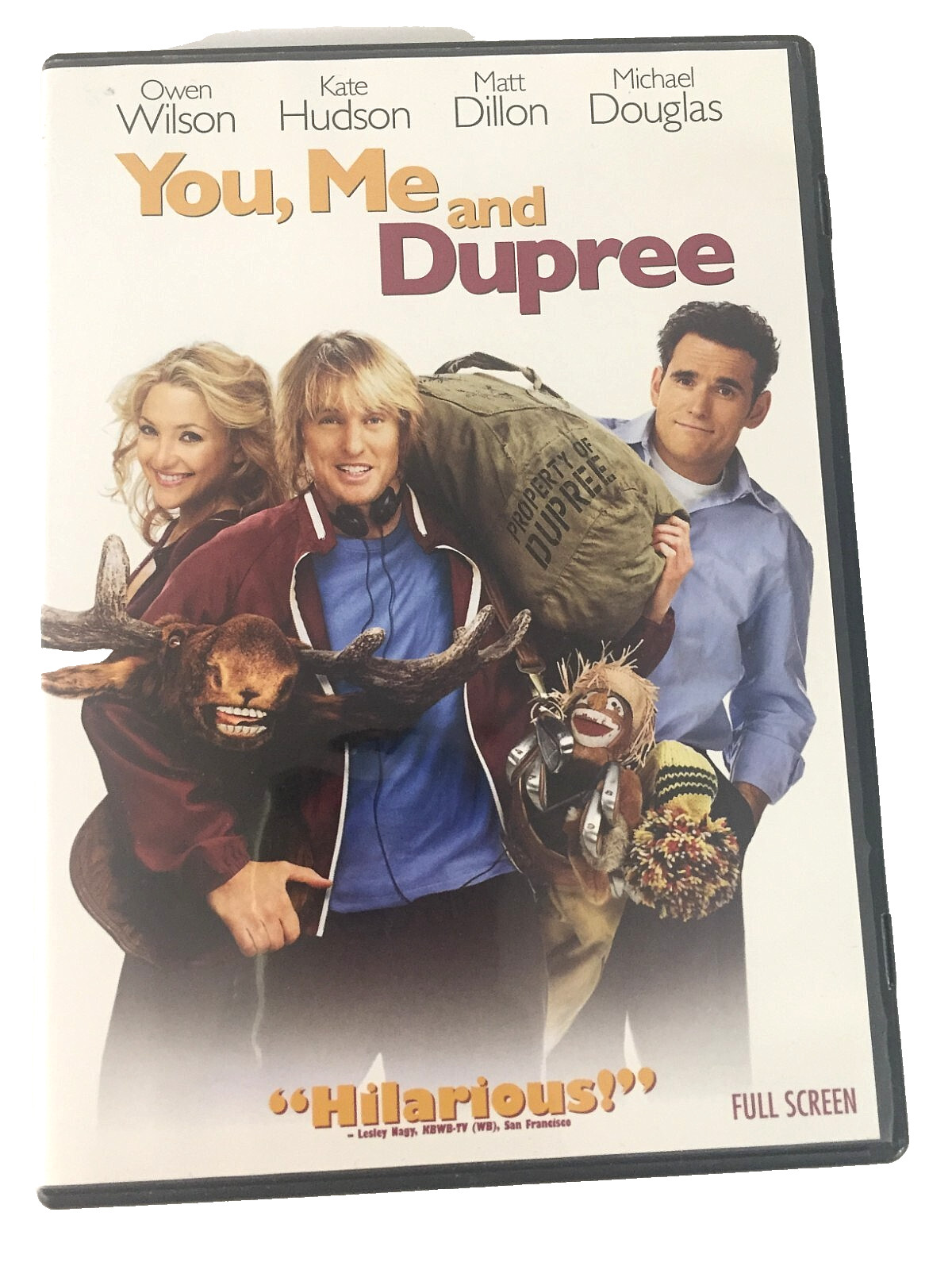 You, Me and Dupree DVD Full Screen Ships Same Day With Tracking