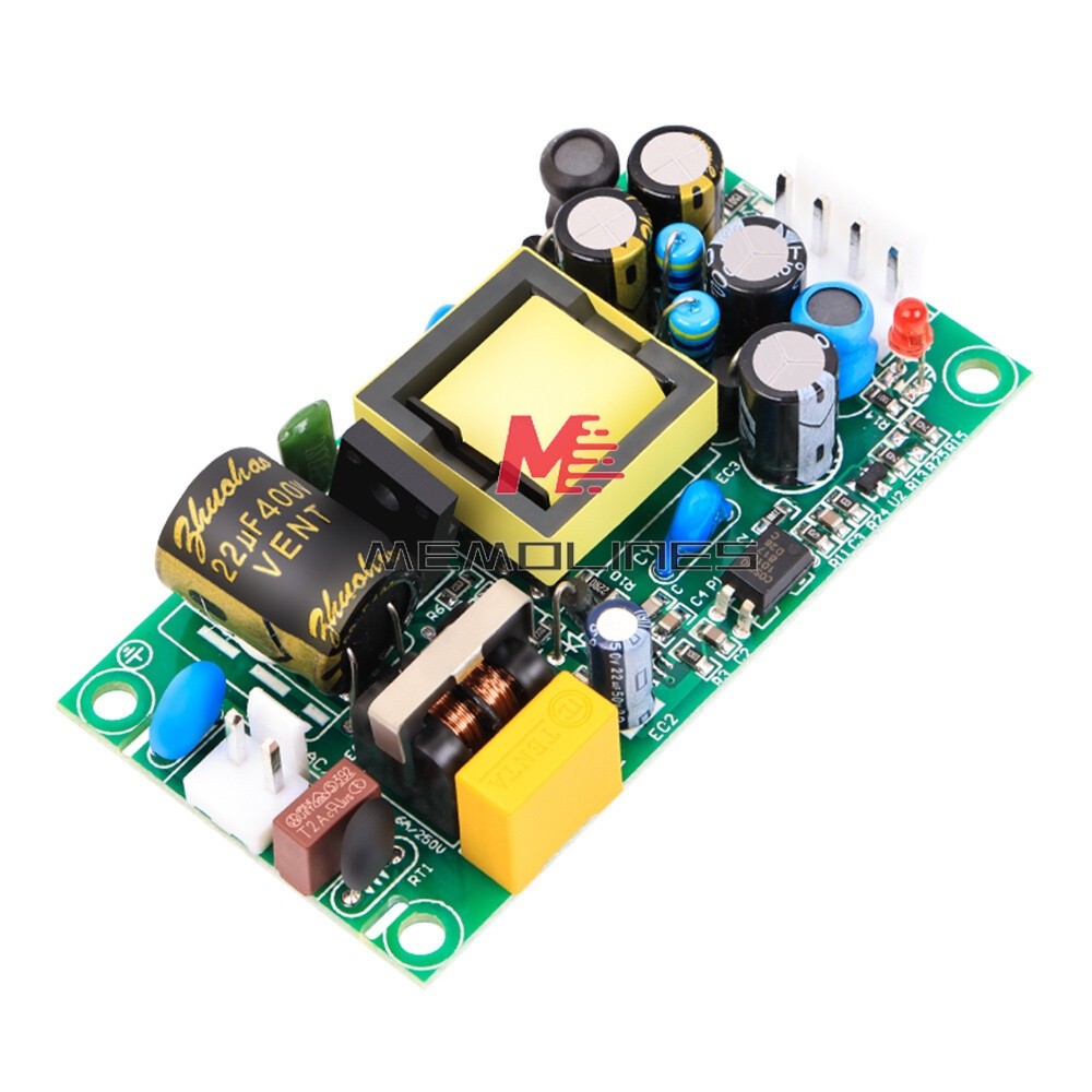 Dual 5V 500mA / 24V 500mA AC-DC Step Down Stabilized Switching Power Supply New 