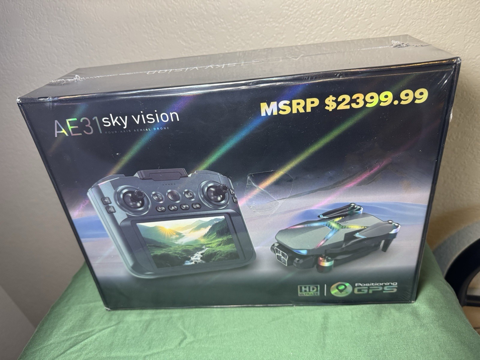 AE31 Sky Vision GPS One-button Return-to-home Four-Axis Aerial Drone