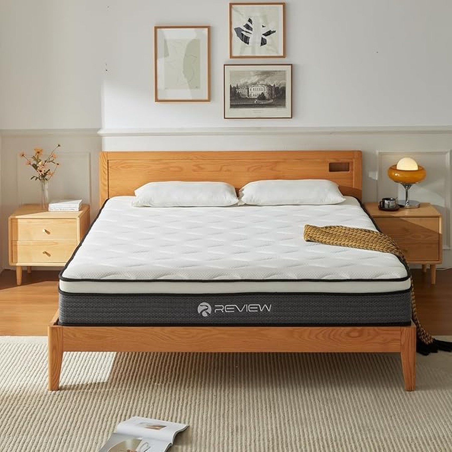 Queen Mattress, 10 Inch Queen Size Mattress in a Box, Memory Foam Hybrid Matt...