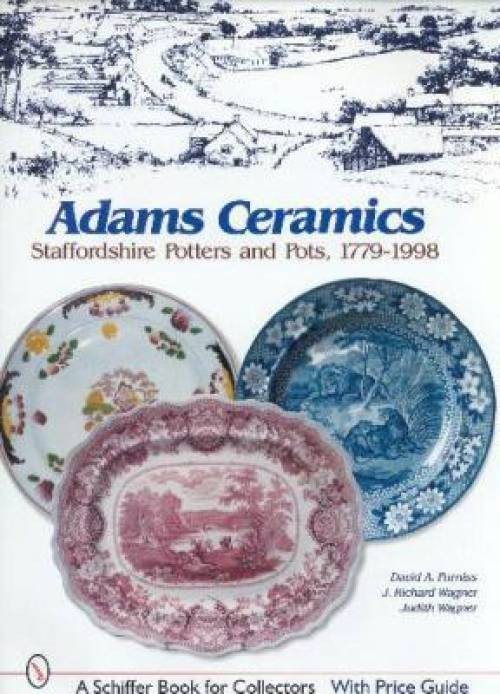 Adams Pottery Book Vintage Staffordshire Pots Plates ID