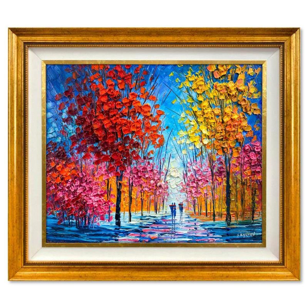 Slava Ilyayev, Framed Original Oil Painting on Canvas, Hand Signed with Letter o