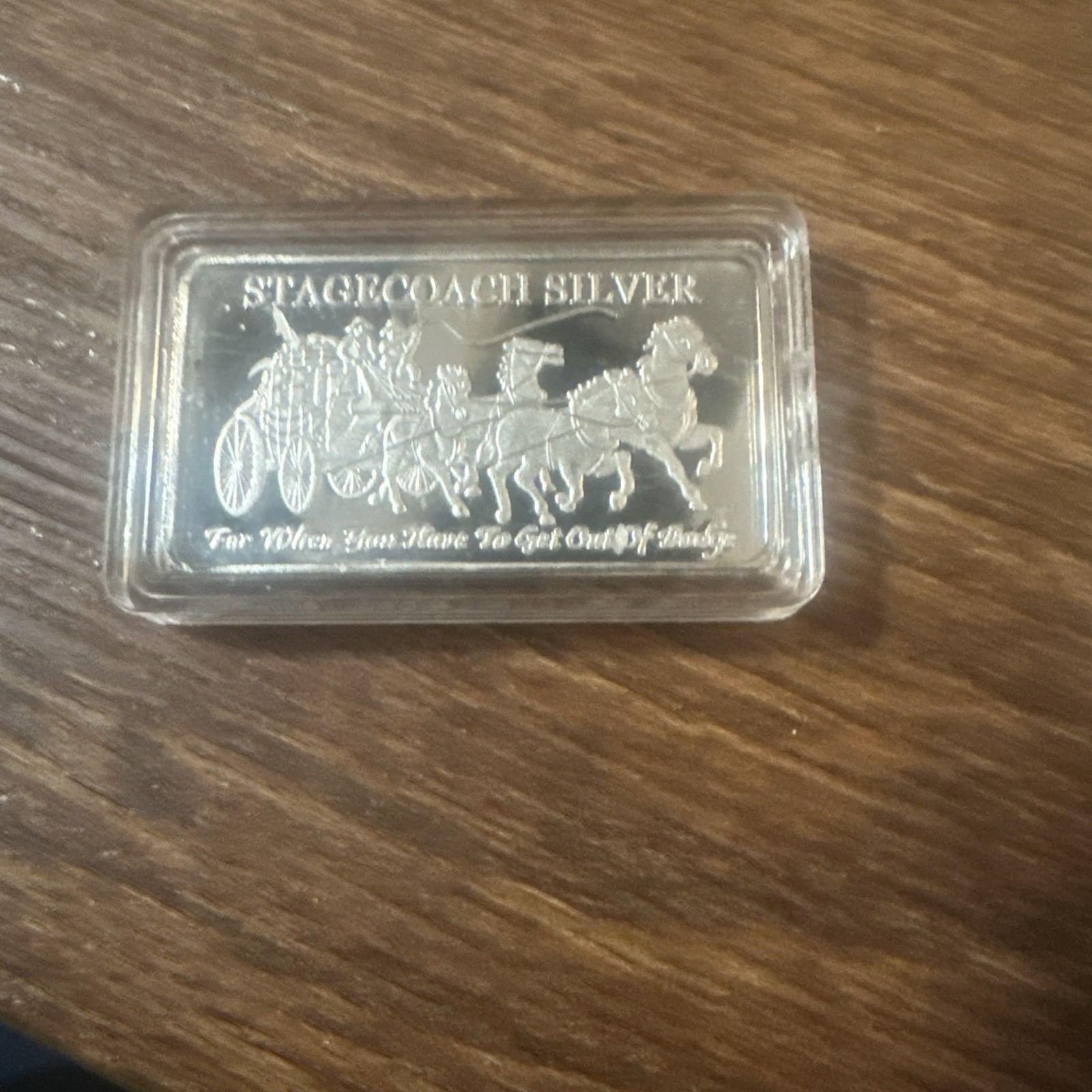 Stagecoach Silver 1 oz .999 Silver Bar – Divisible Bullion Bar 4 x 1/4 oz SEALED