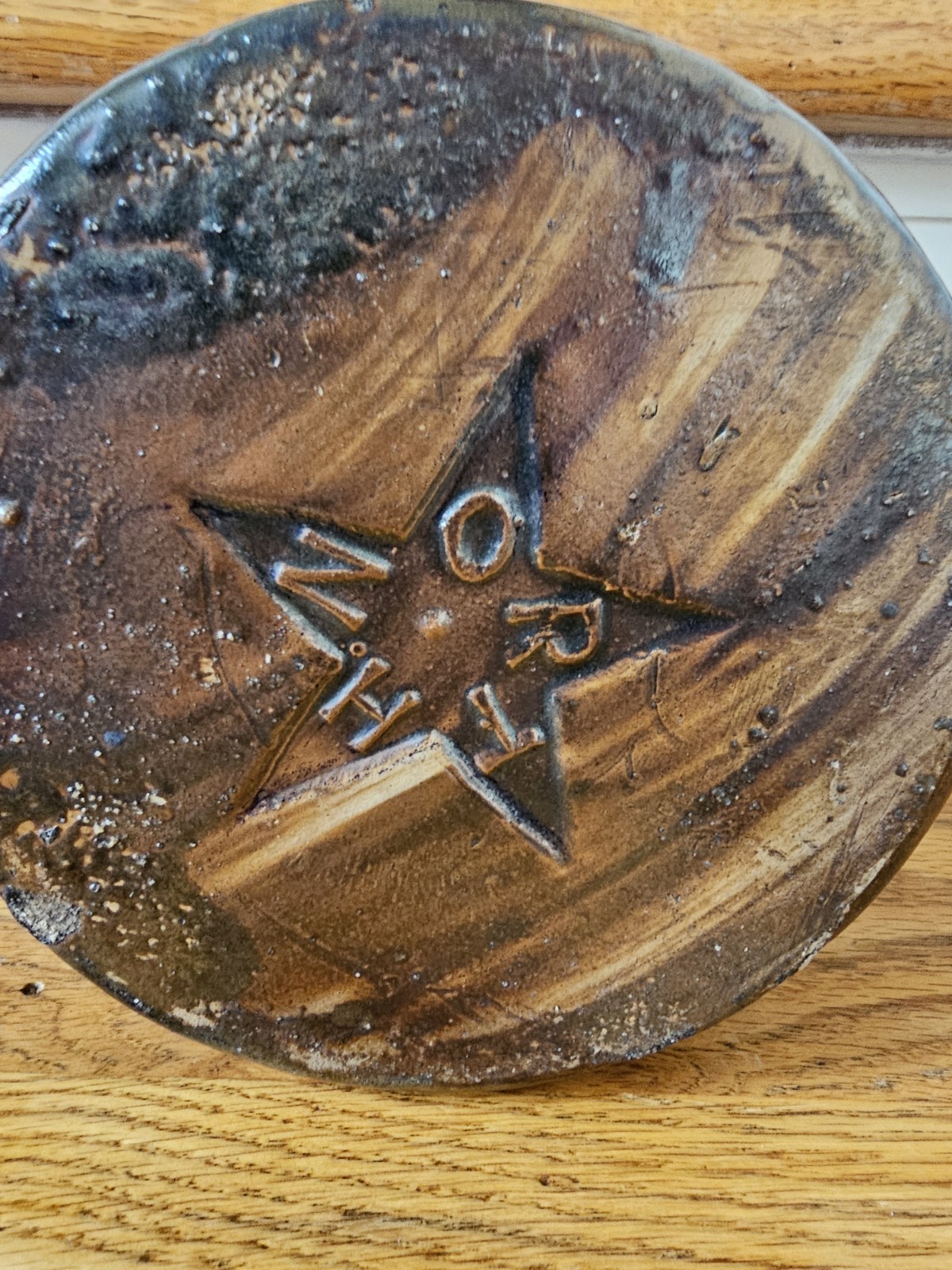 North Star Stoneware Half Gallon Wax Sealer Jar Crock Albany Slip