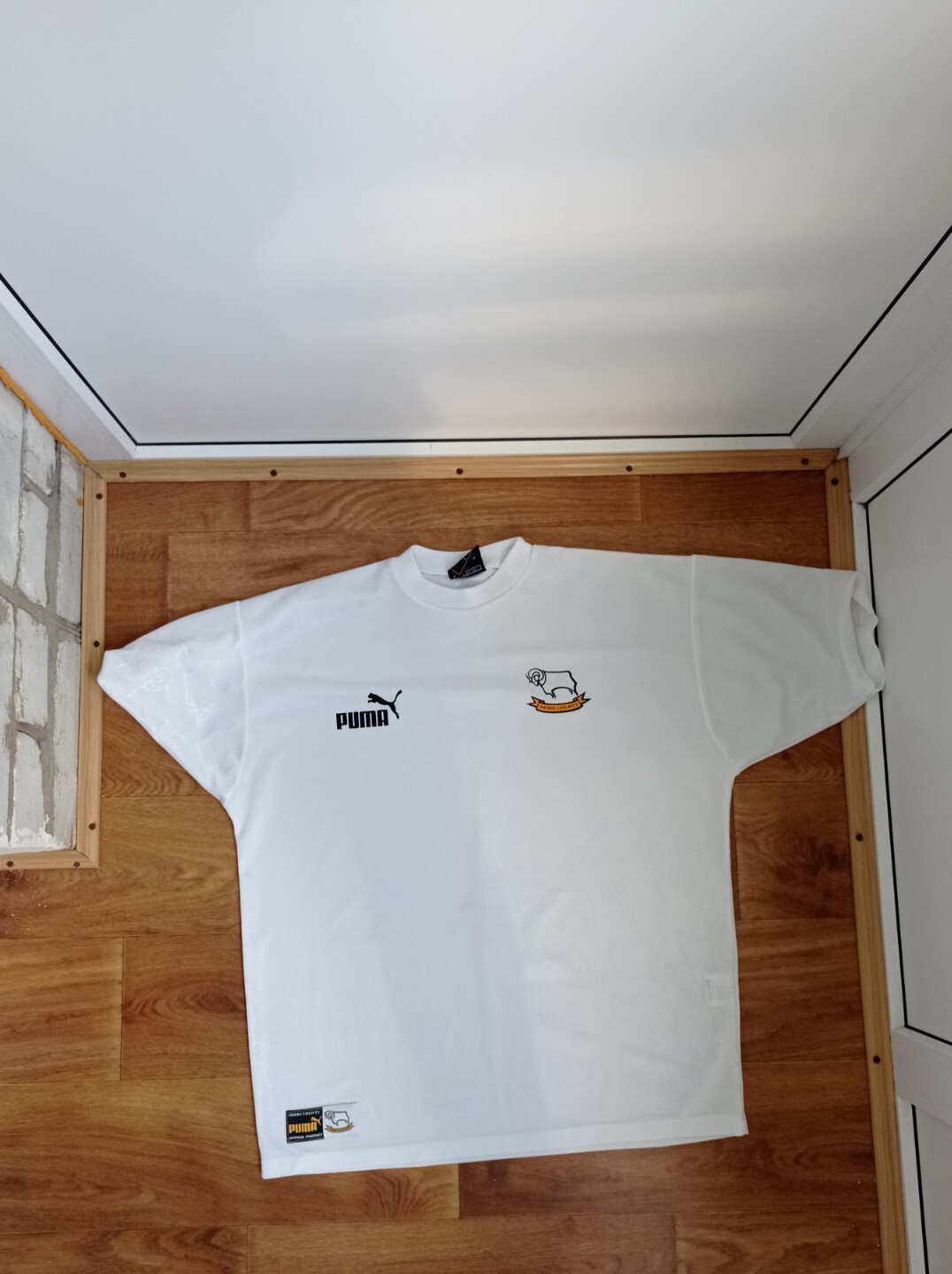 DERBY COUNTY 1997 1998 Home Football Shirt Soccer Jersey Puma Size L Large