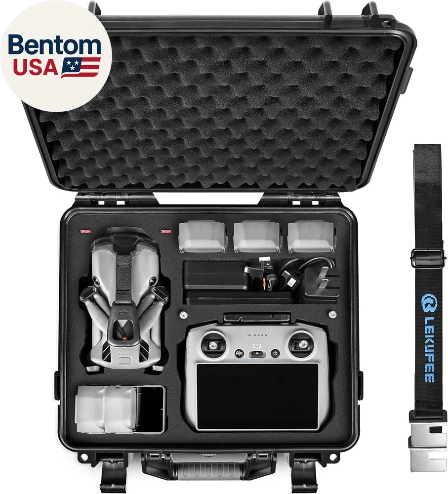 Waterproof Hard Carrying Case for DJI Mini 5 Pro Drone, Fly More Combo, DJI RC 2
