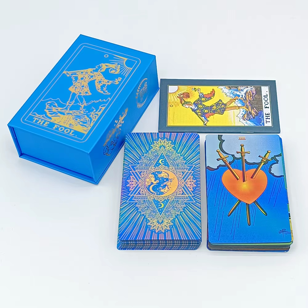 Elegant Board Game Gold Foil Tarot Card Good Gift Divinative Oracle Cards Tellin