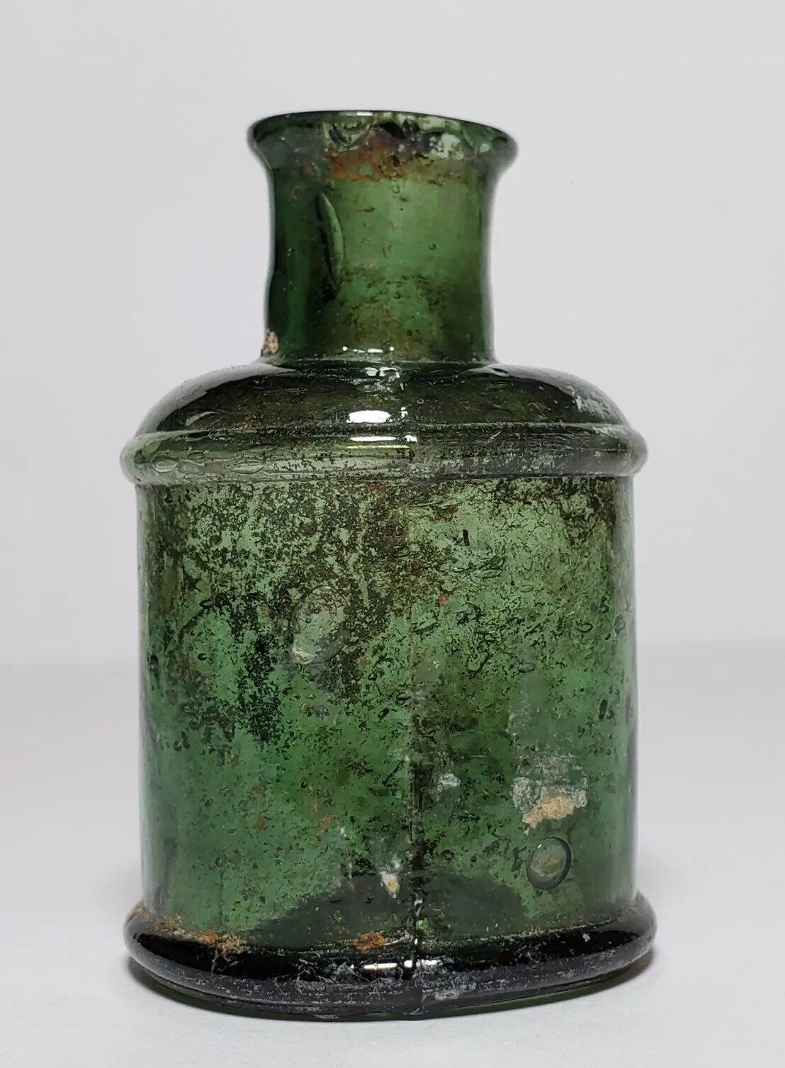 Pre-1900s Antique Old inkwell. Ink bottle