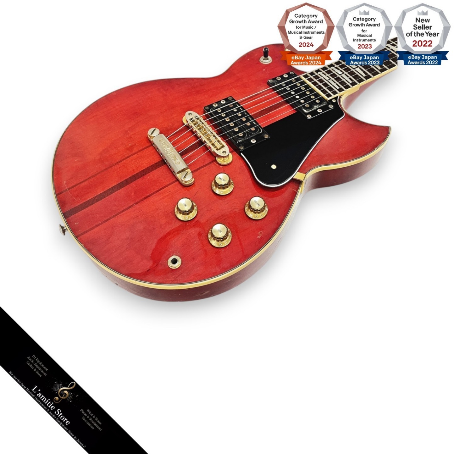 YAMAHA SG1500 Electric Guitar Maple Top 1981 Excellent Condition