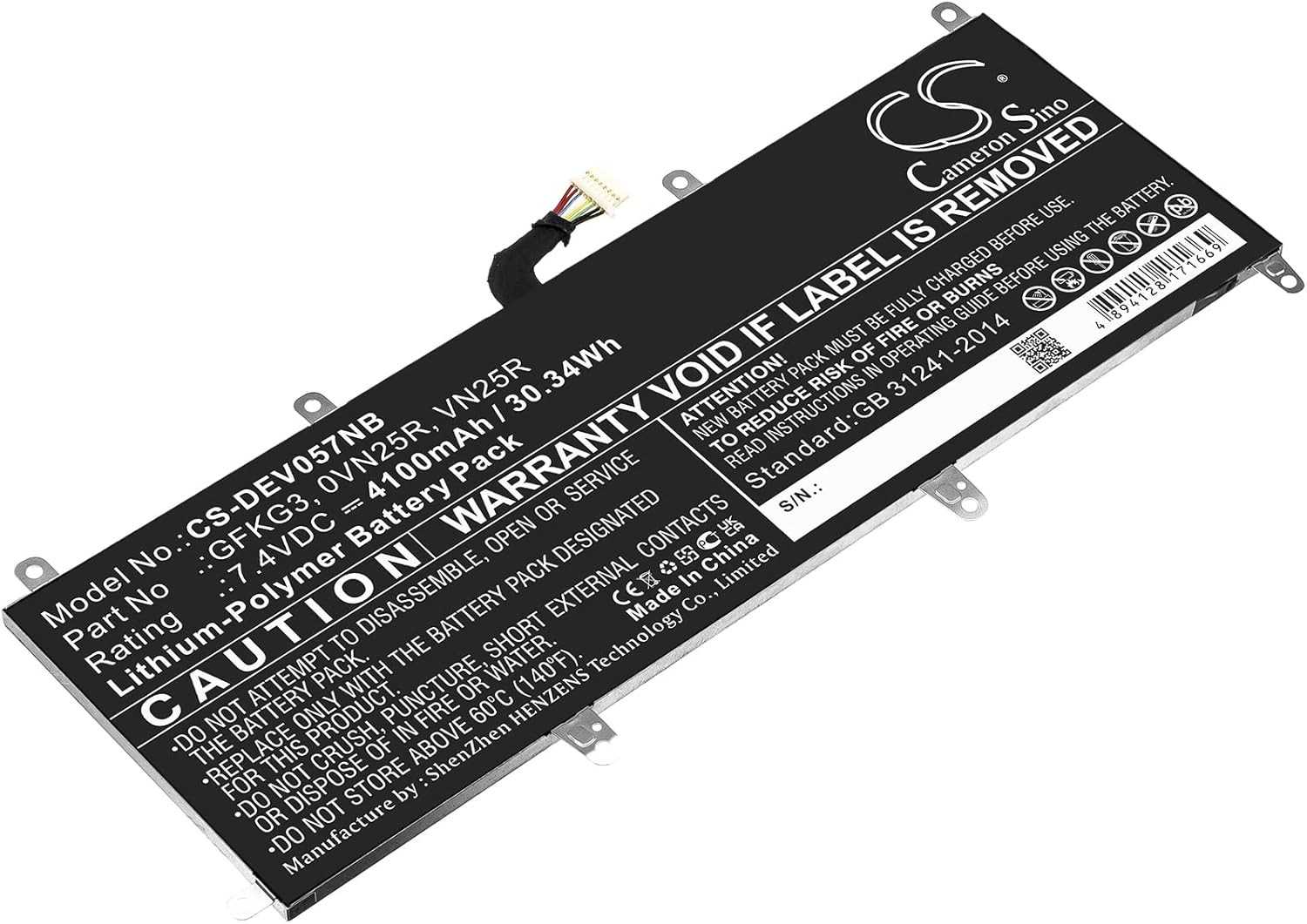 ACCCHEN Rechargeable Battery for Venue 10 Pro, Venue 10 Pro 5056 (4100Mah / 30.3