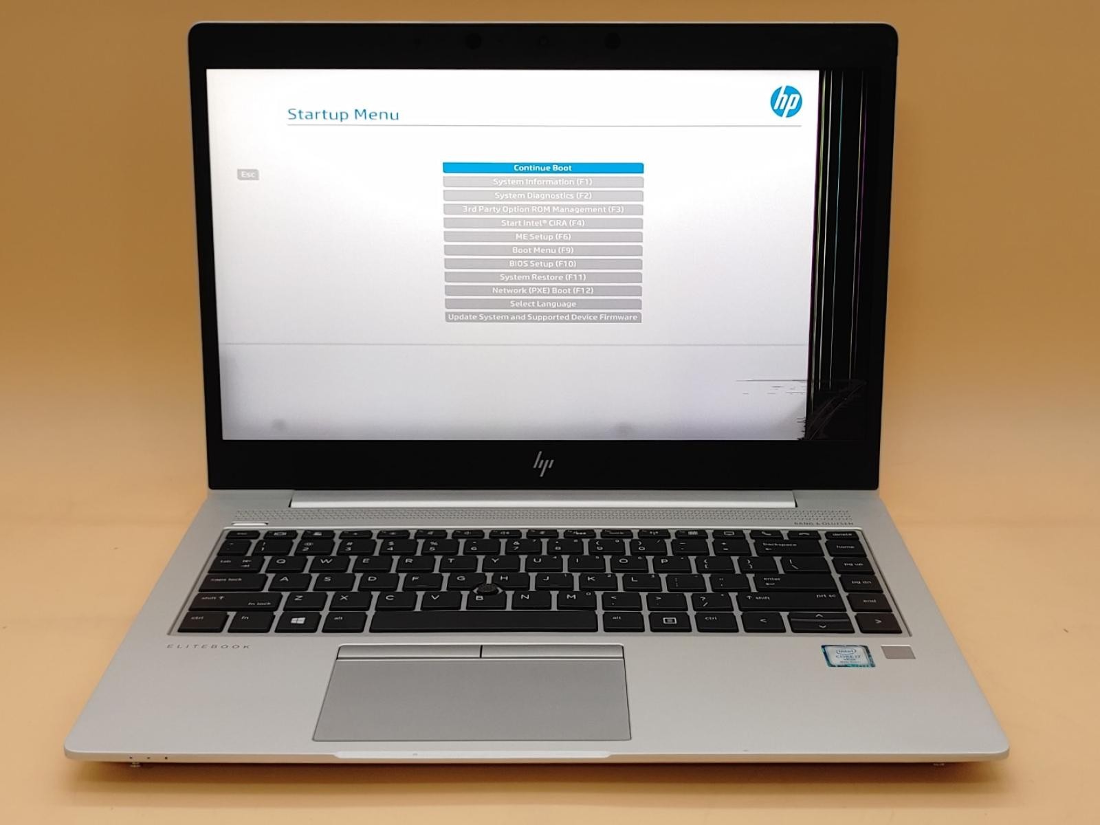 HP EliteBook 840 G6 14" Intel i7-8665U *NO RAM/SSD/OS/AC* **CRACKED SCREEN**