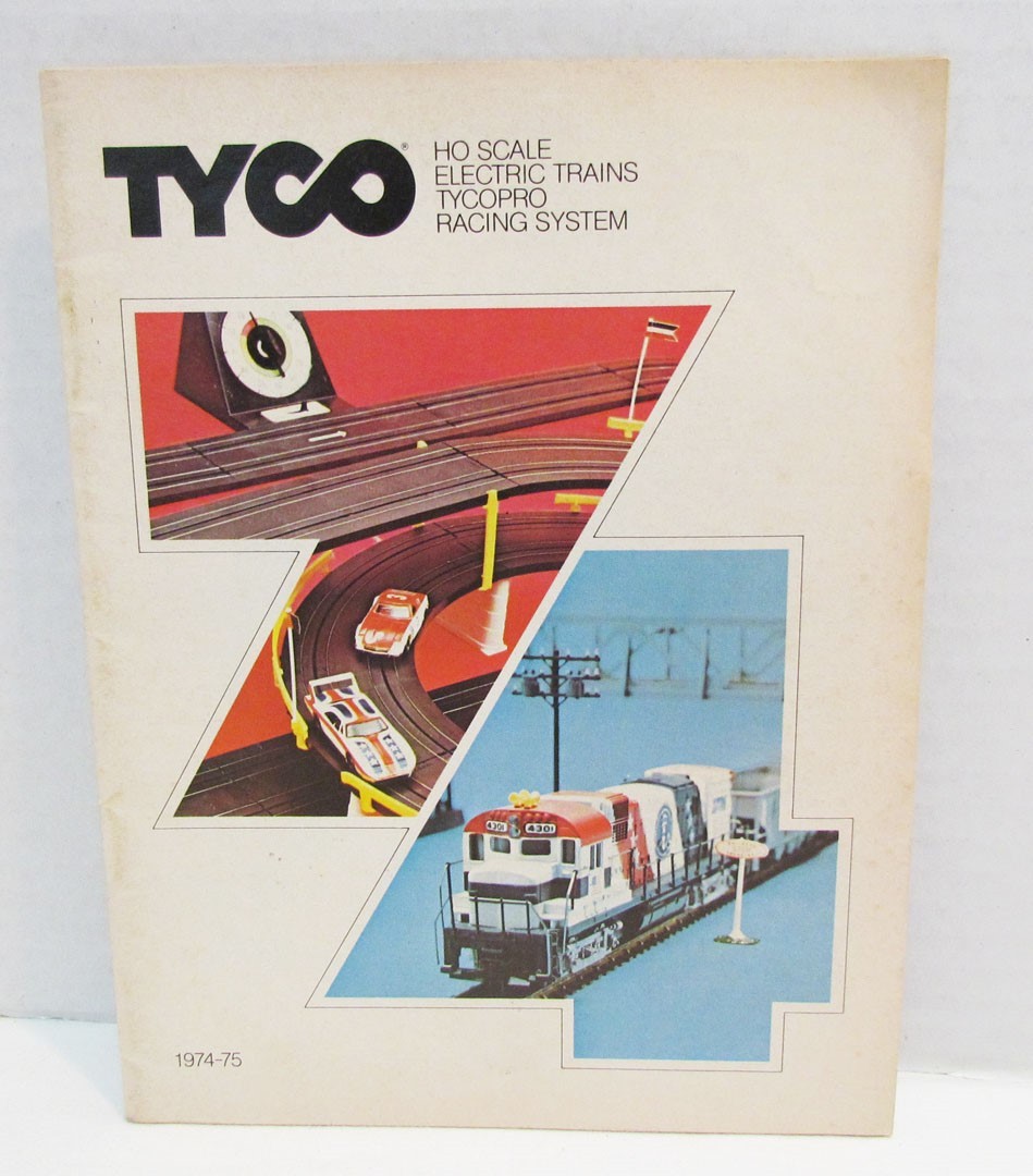 TYCO 1974-75 CATALOG HO SLOT CARS ELECTRIC TRAINS POCHER CAR MODEL KITS 40 pgs