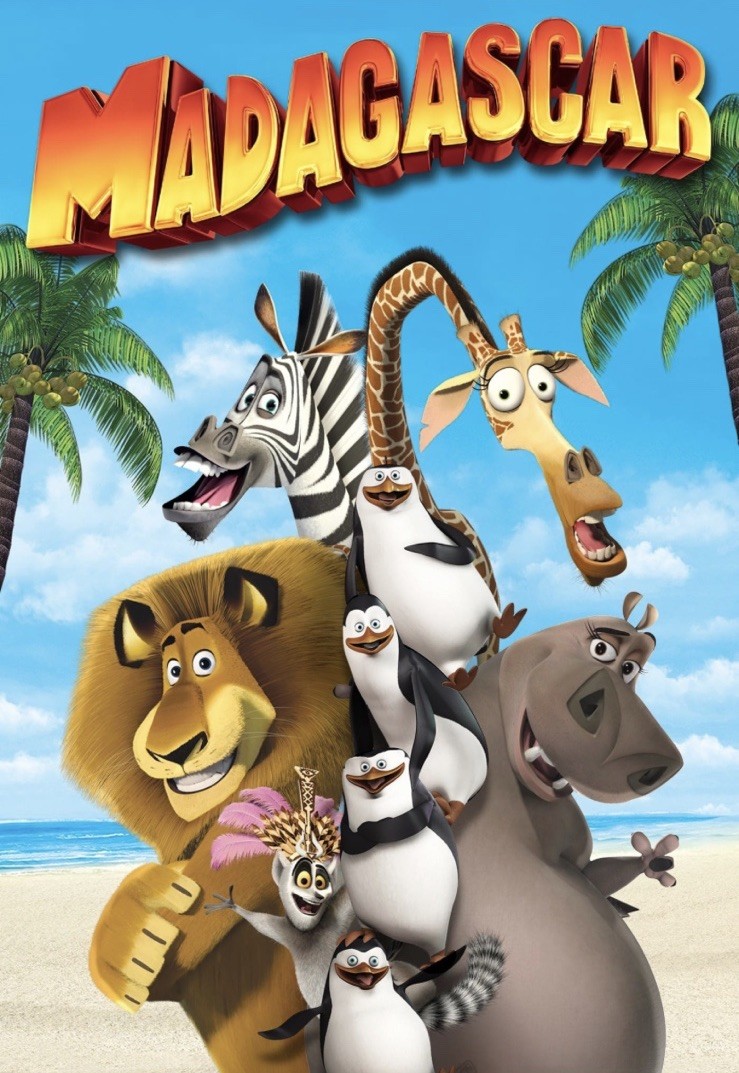 35mm Film Movie Trailer Preview “ Madagascar “ 2005 Scope First in Series