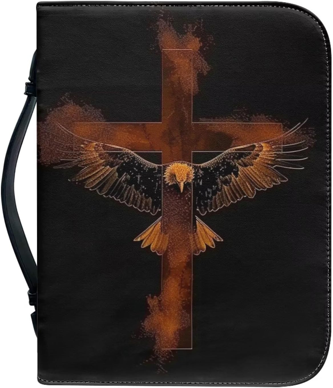 Faux Leather Bible Cover for Men, Water Resistant Bible Cover Case for Women,Bib