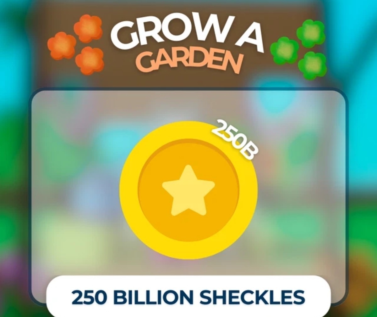ROBLOX|GROW A GARDEN|Very cheap! 250BILIONN SHECKLE✨(delivery In The Same Day🌟)
