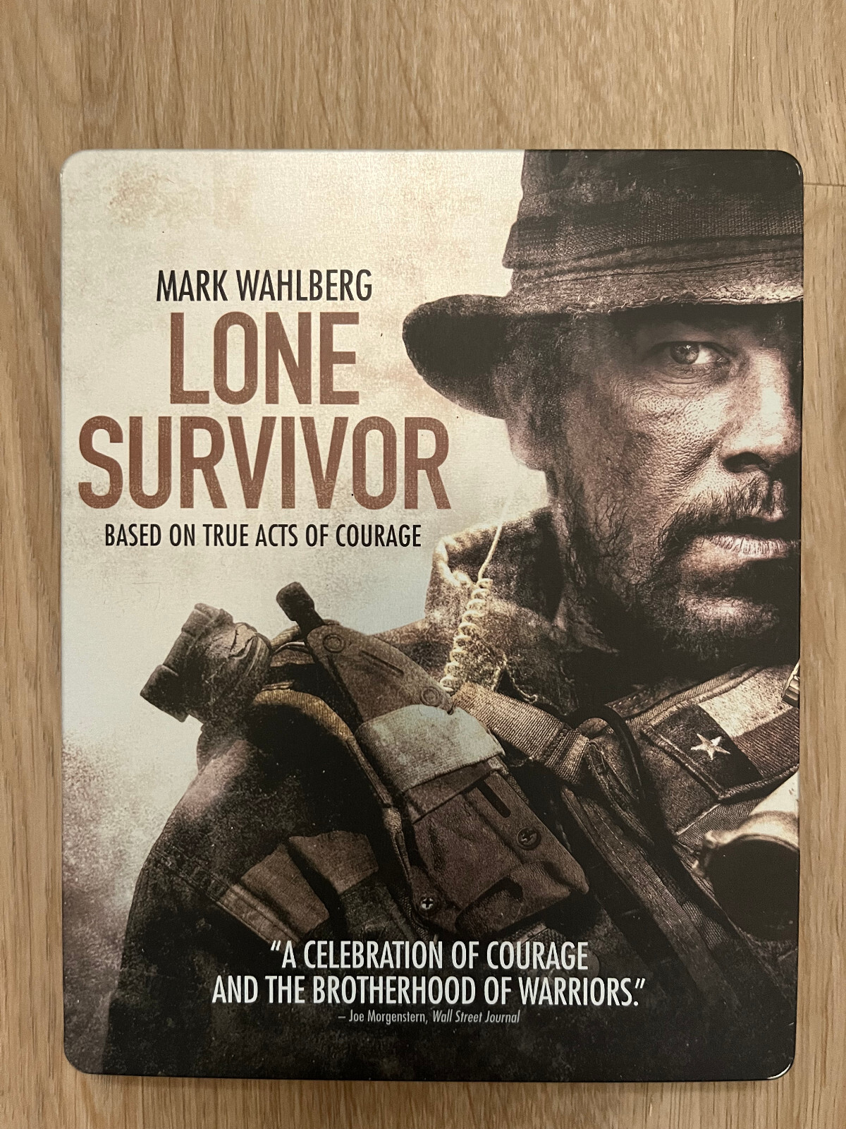 Lone Survivor Bluray DVD 2014 2 Disc Mark Wahlberg Eric Bana STEELBOOK