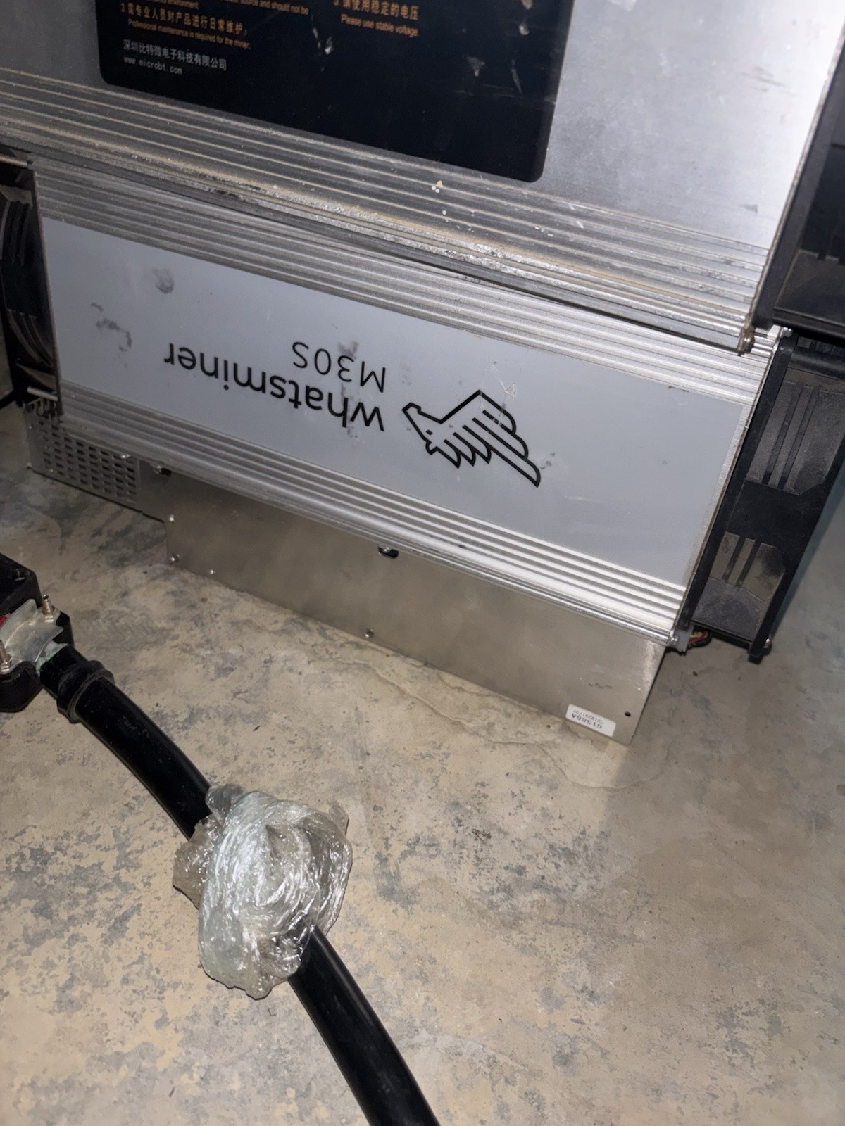 For parts   Whatsminer M30S 88-90T Bitcoin Miner + PSU | SHA-256 ASIC BTC