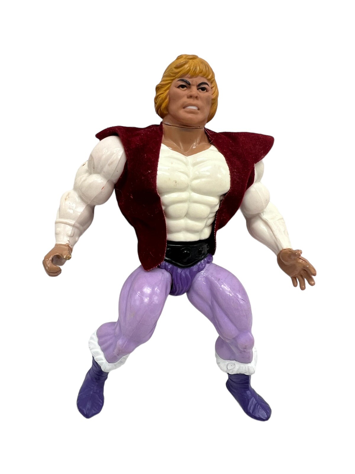 Motu Masters of the Universe He Man Vintage Prince Adam Soft Head Loose