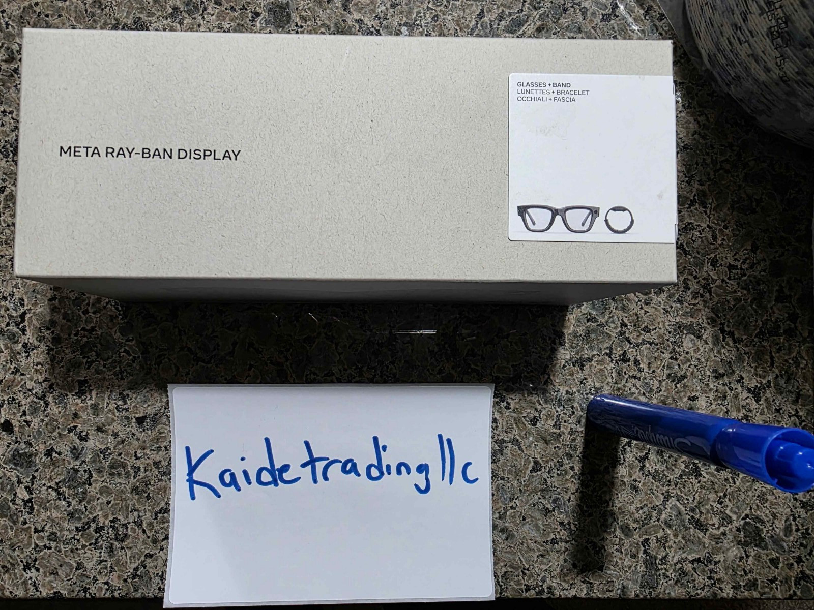 Meta Ray-Ban Display & Neural Band AI Glasses BLACK LARGE Size 1  ✅👓☀️INHAND