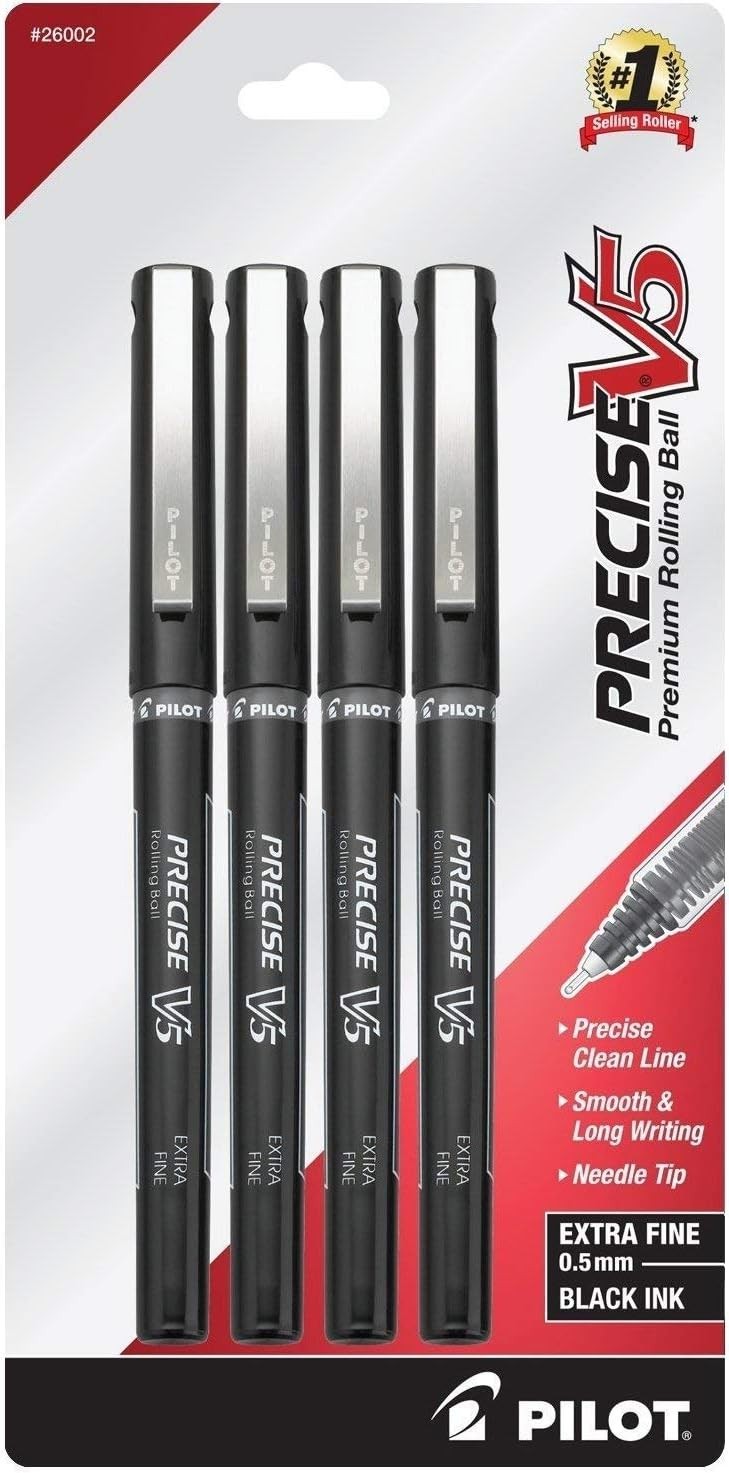 Precise V5 Stick Liquid Ink Rolling Ball Pens Extra Fine