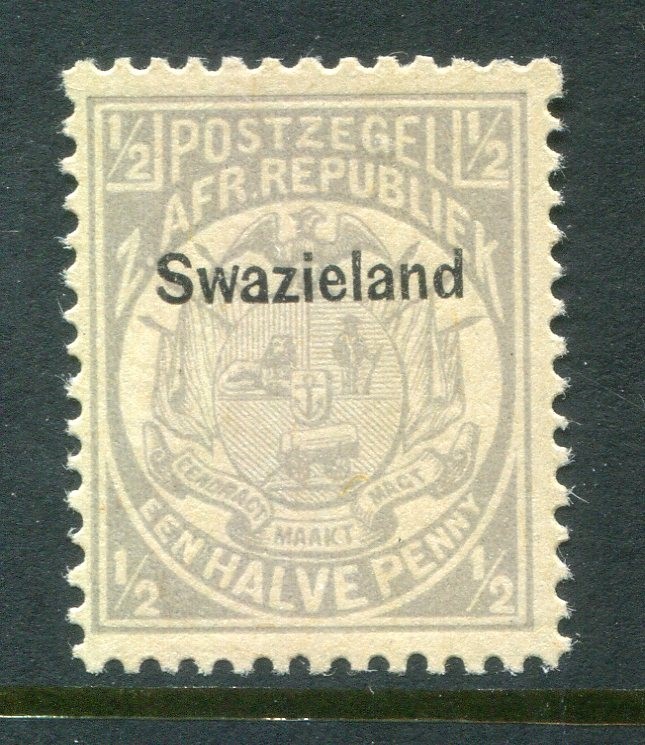 Swaziland #1 Coat of Arms 1/2 P. [Mint Lightly Hinged]