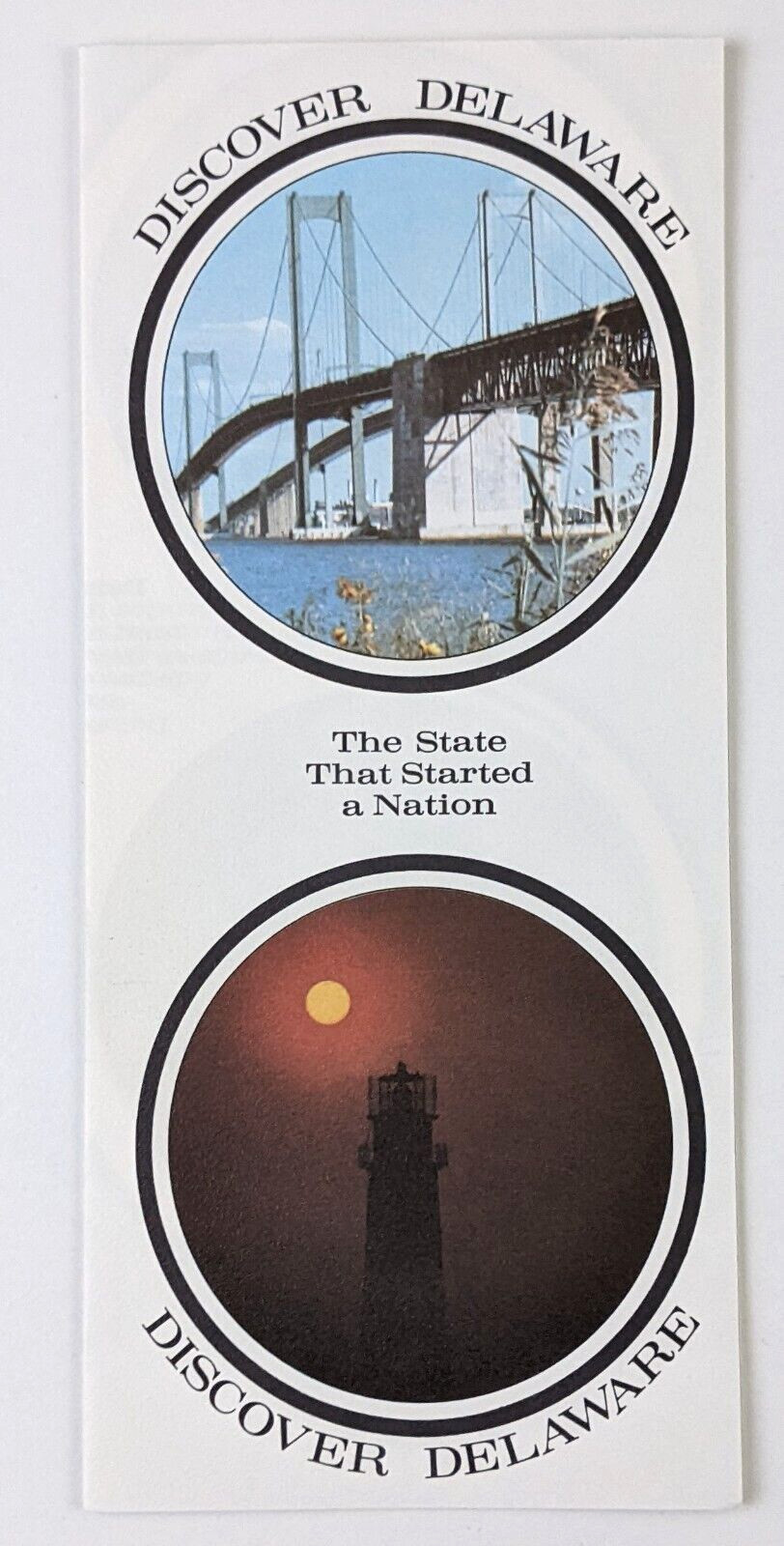 1970s Discover Delaware Vintage Travel Brochure Beaches Camping Tourist Sites