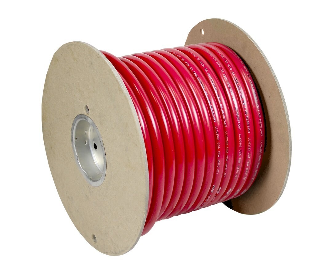 PACER WUL10RD-100 10 AWG UL RD TC WIRE 100FT RL; Stranded Conductor; 10 Gauge;