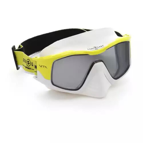 New Aqua Lung Versa Adult Vita Smoke Lens Swimming Mask Adjustable Strap