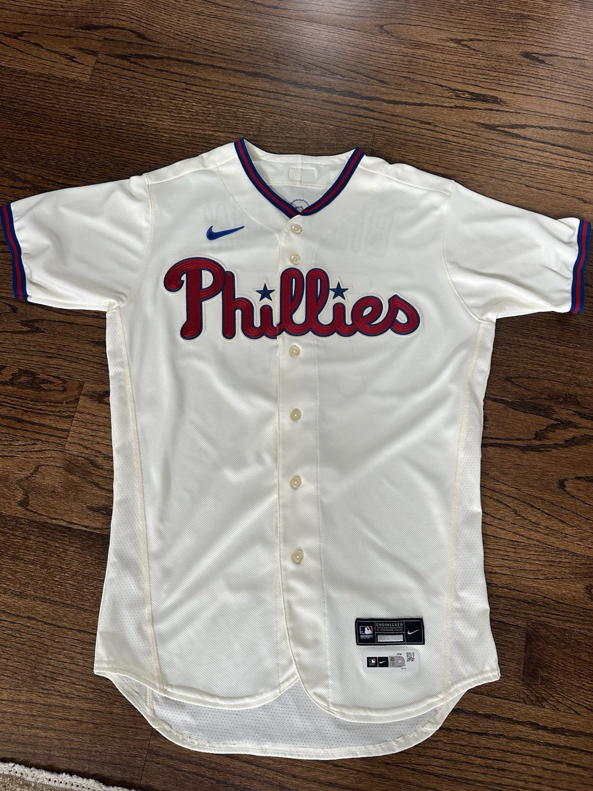 Authentic Game Used Worn Jersey Connor Brogdon #75 Philadelphia Phillies