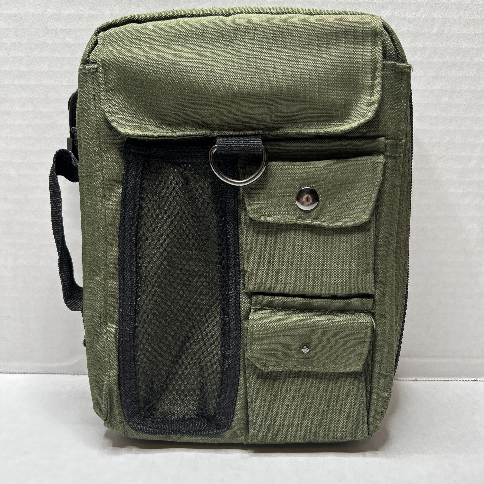 Zondervan ~Olive Green ~Tactical Style ~Bible /Book Zippered Case