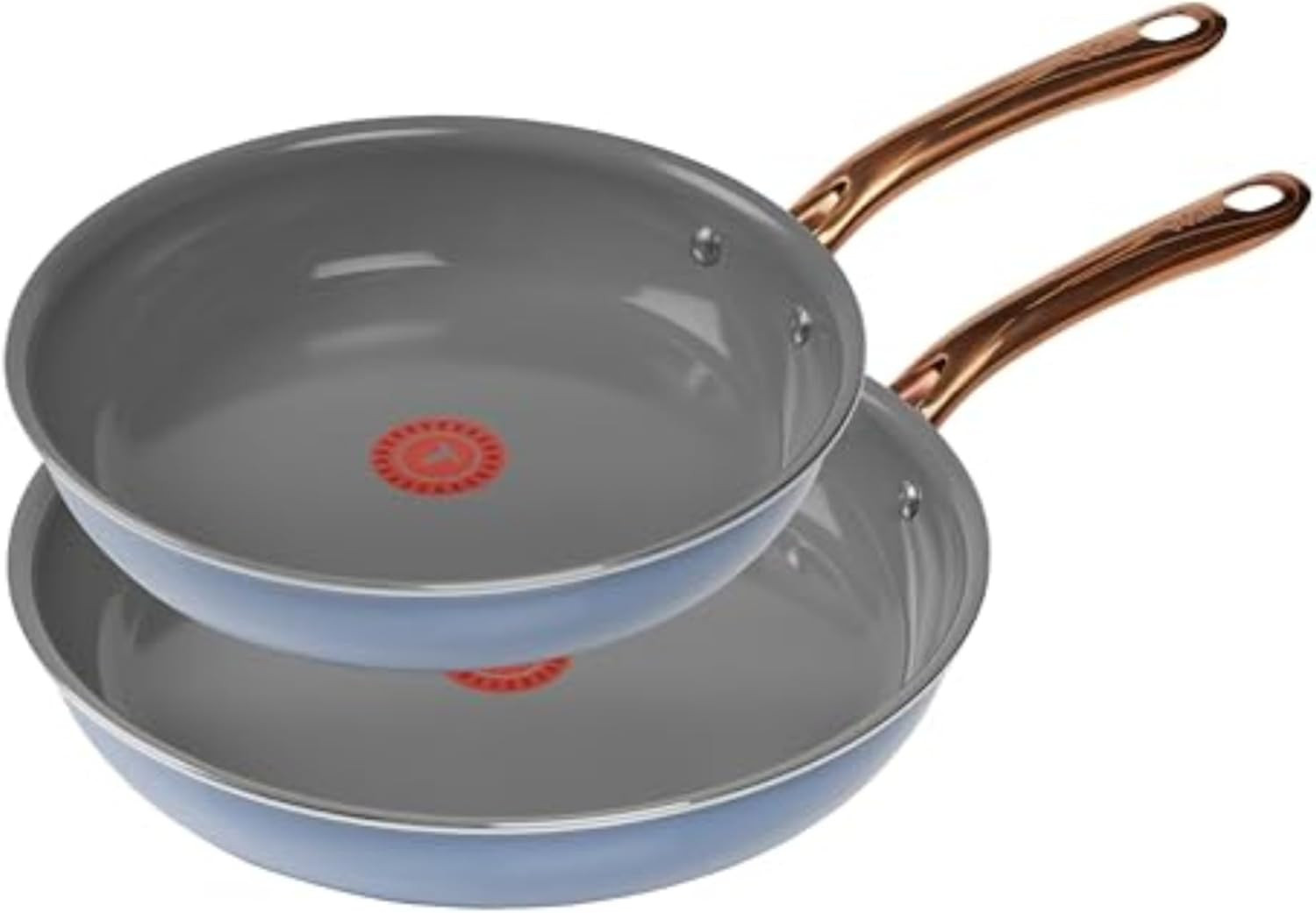 Preserve Ceramic Nonstick Frying Pan 2-Pc Set, 8.5" & 11", Oven Broiler Safe up 