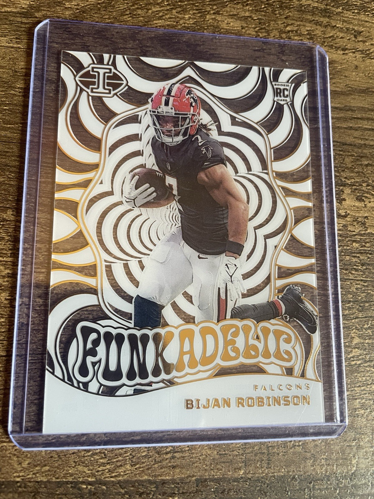 Panini Illusions 2023 Funkadelic Bijan Robinson Rookie Insert #12 Falcons NFL