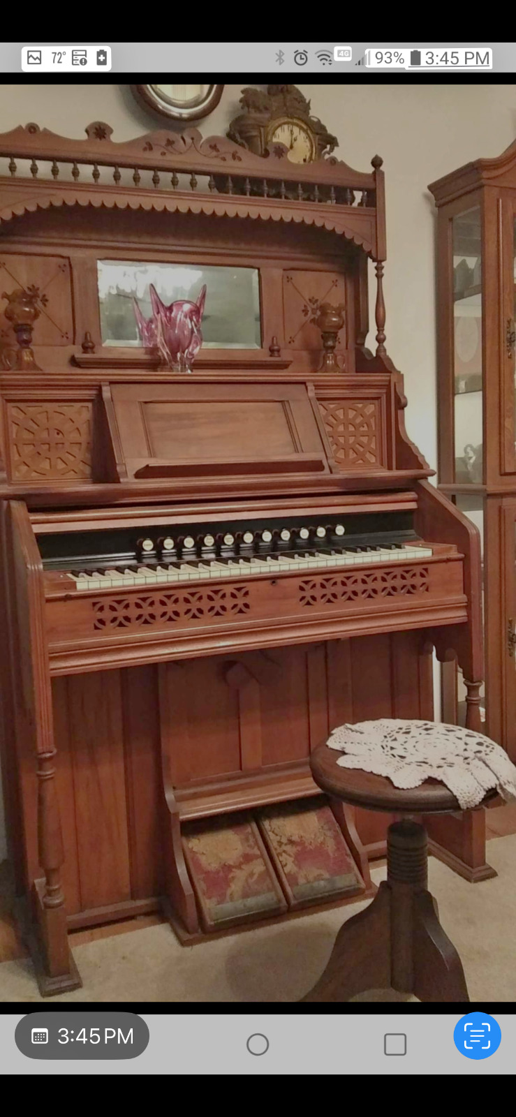 Antique Kimball Pump Organ