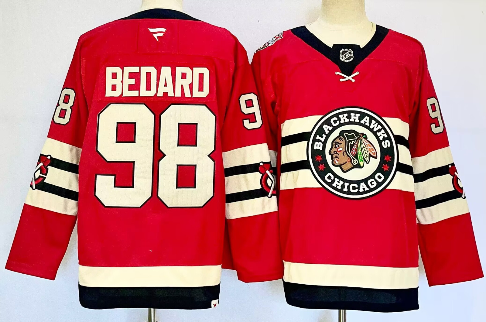 Connor Bedard Chicago Blackhawks Fanatics 2025 Winter Classic Premium Jersey 2XL