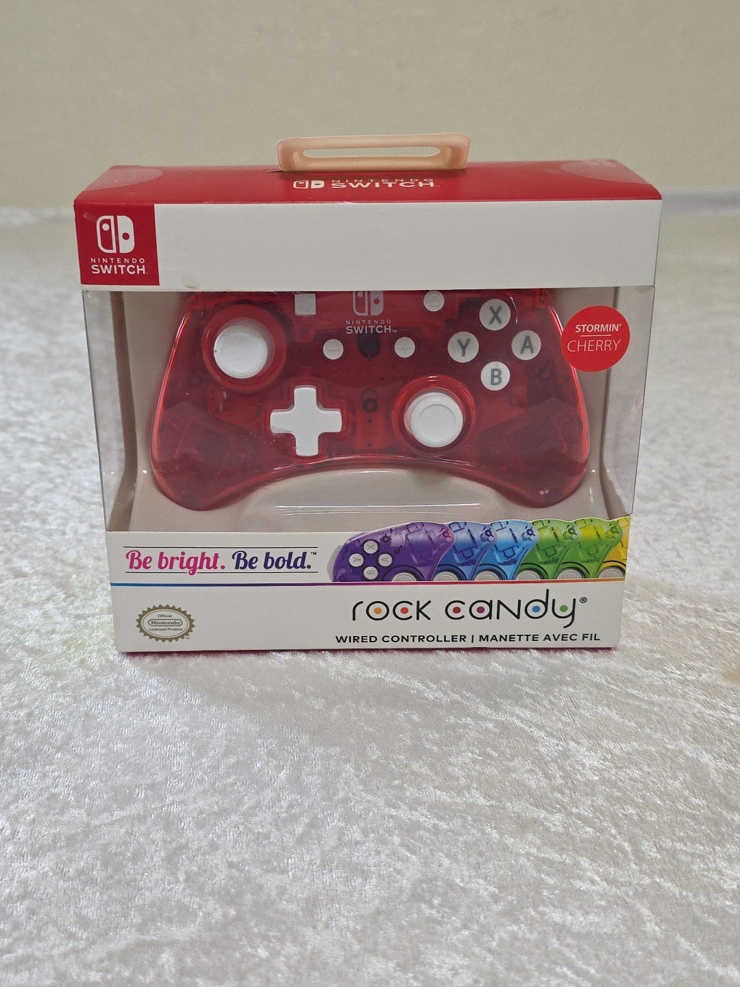 Nintendo Switch Rock Candy Wired Controller Stormin Cherry  Brand New Sealed Box