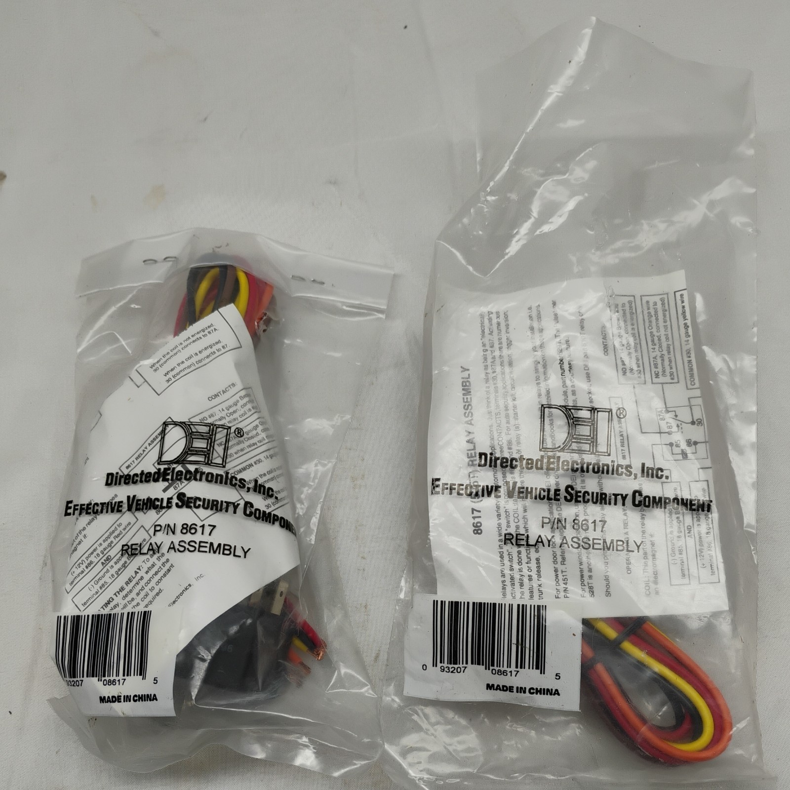 2X Mini Relay 8617 Directed Electronics 5 Pin Relay Assembly 