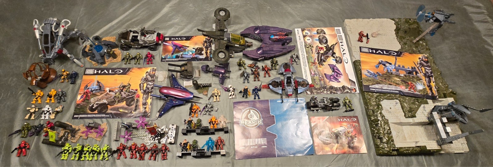 Mega Bloks Halo 4 Lot with Sets 97123,97165,97208,97213,97349,97350 and more