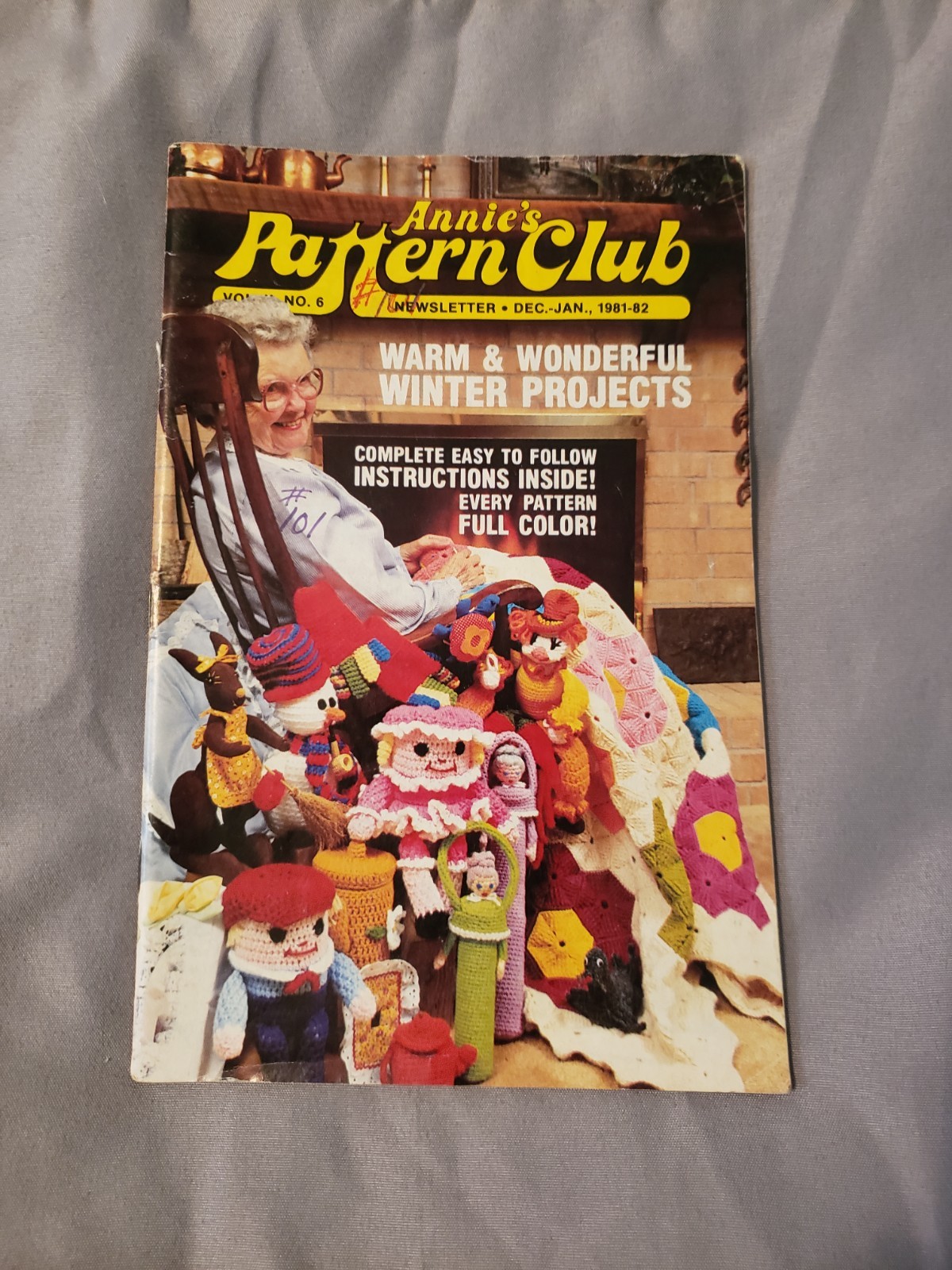 annies pattern club winter projects Dec-Jan 1981-1982