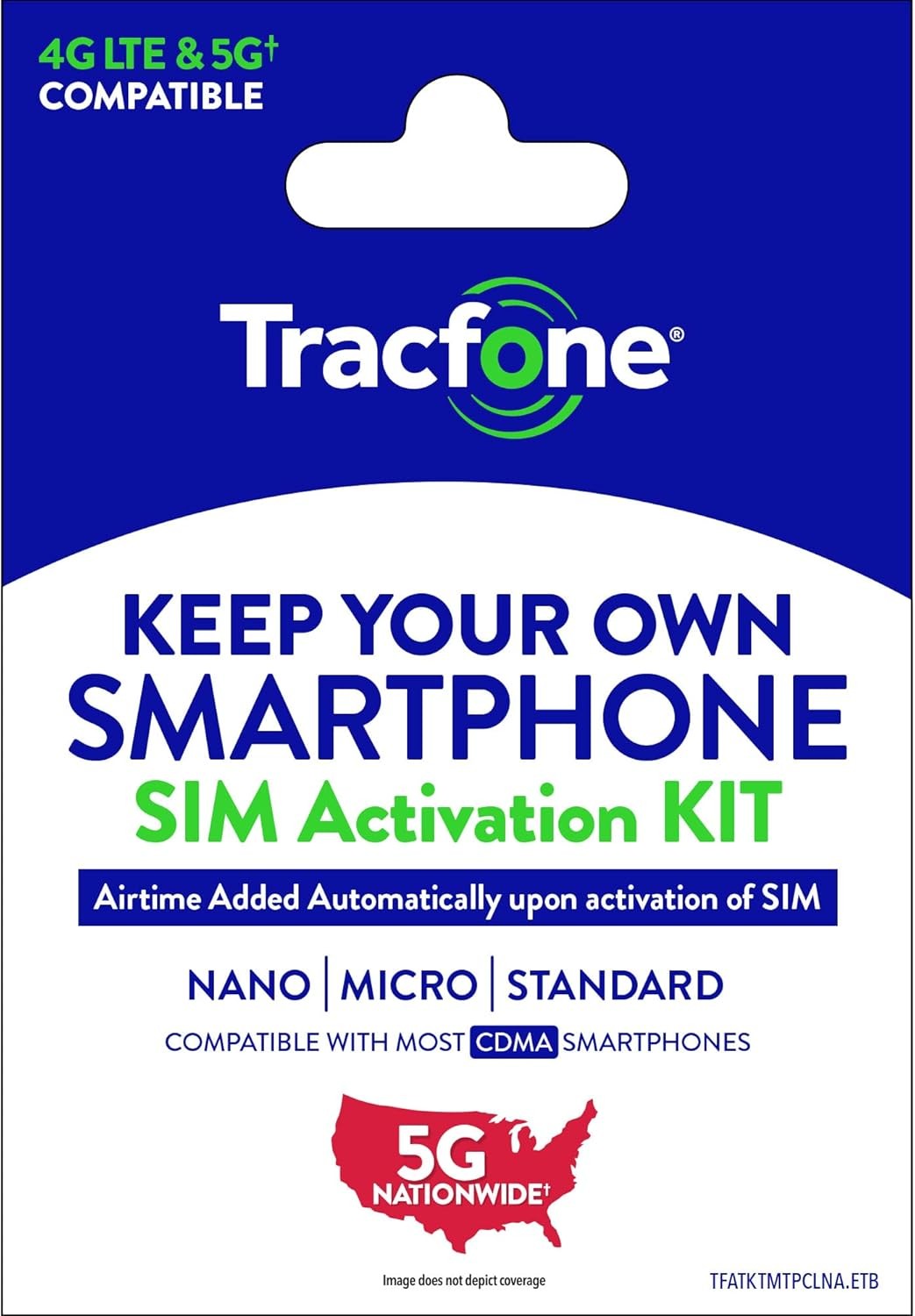 Tracfone Prepaid Sim Card Kit (Universal)