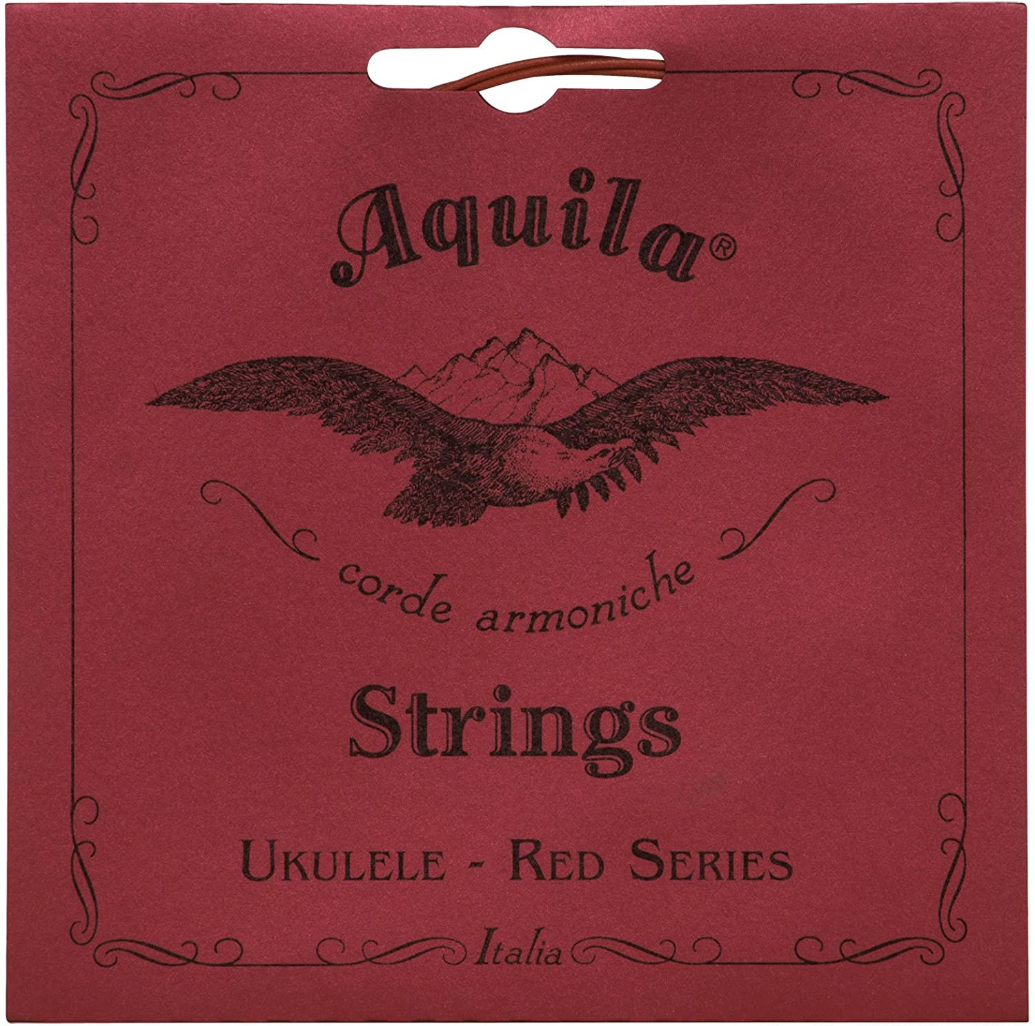 Red Series AQ-84 Soprano Ukulele Strings – Low G – 1 Set of 4 – Premium Syntheti