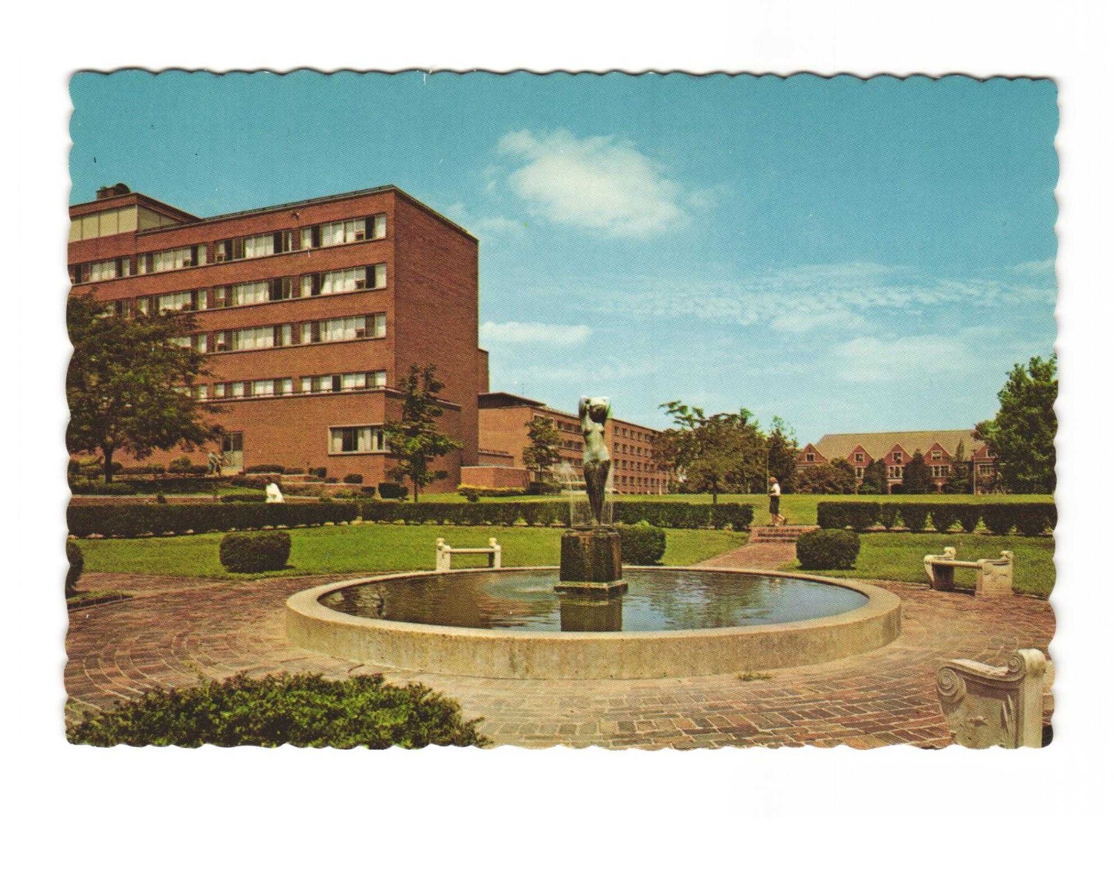 I.U. Medical Center Indianapolis IN vintage postcard unposted