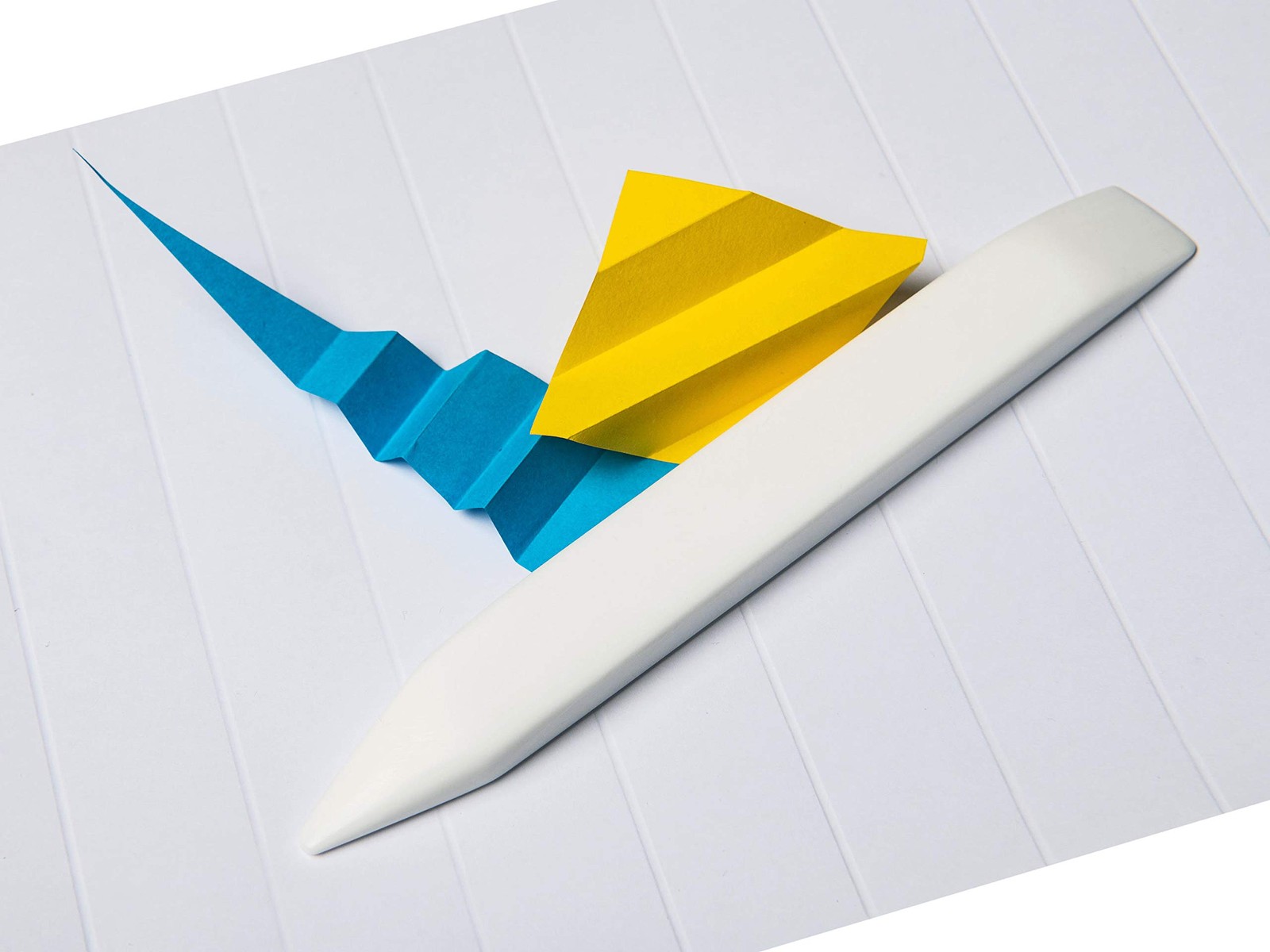 Asfroy Large Teflon Bone Folder - Large Handmade Tool, Best for Bookbinding, ...