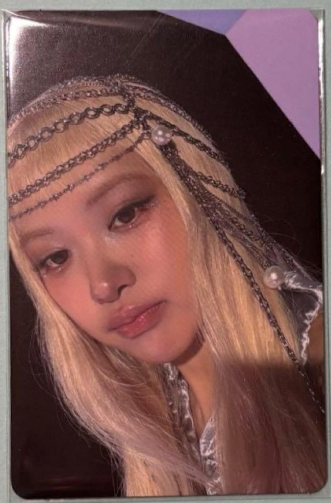 BLACKPINK ROSÉ 3rd Mini Album "DEADLINE" Photo Card, PINK ver. *