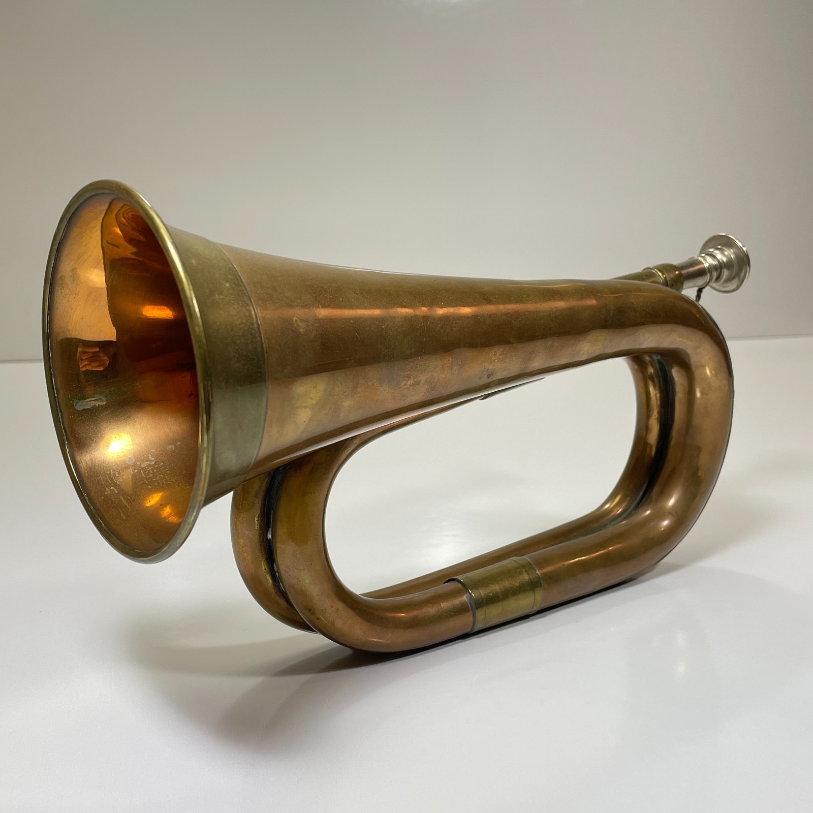 Vintage Brass Army Bugle Military Antique Wall Hanger