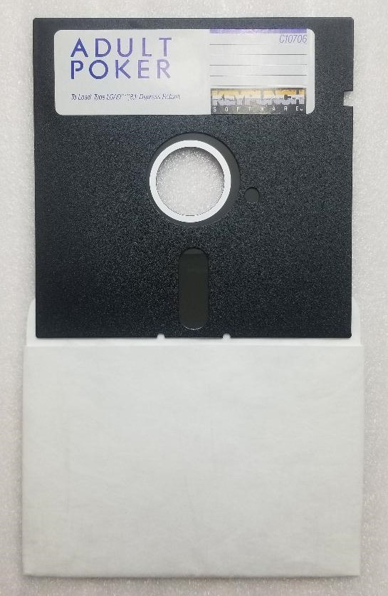 Keypunch Adult Poker C64 Disk Vintage Commodore 64 Software C10706