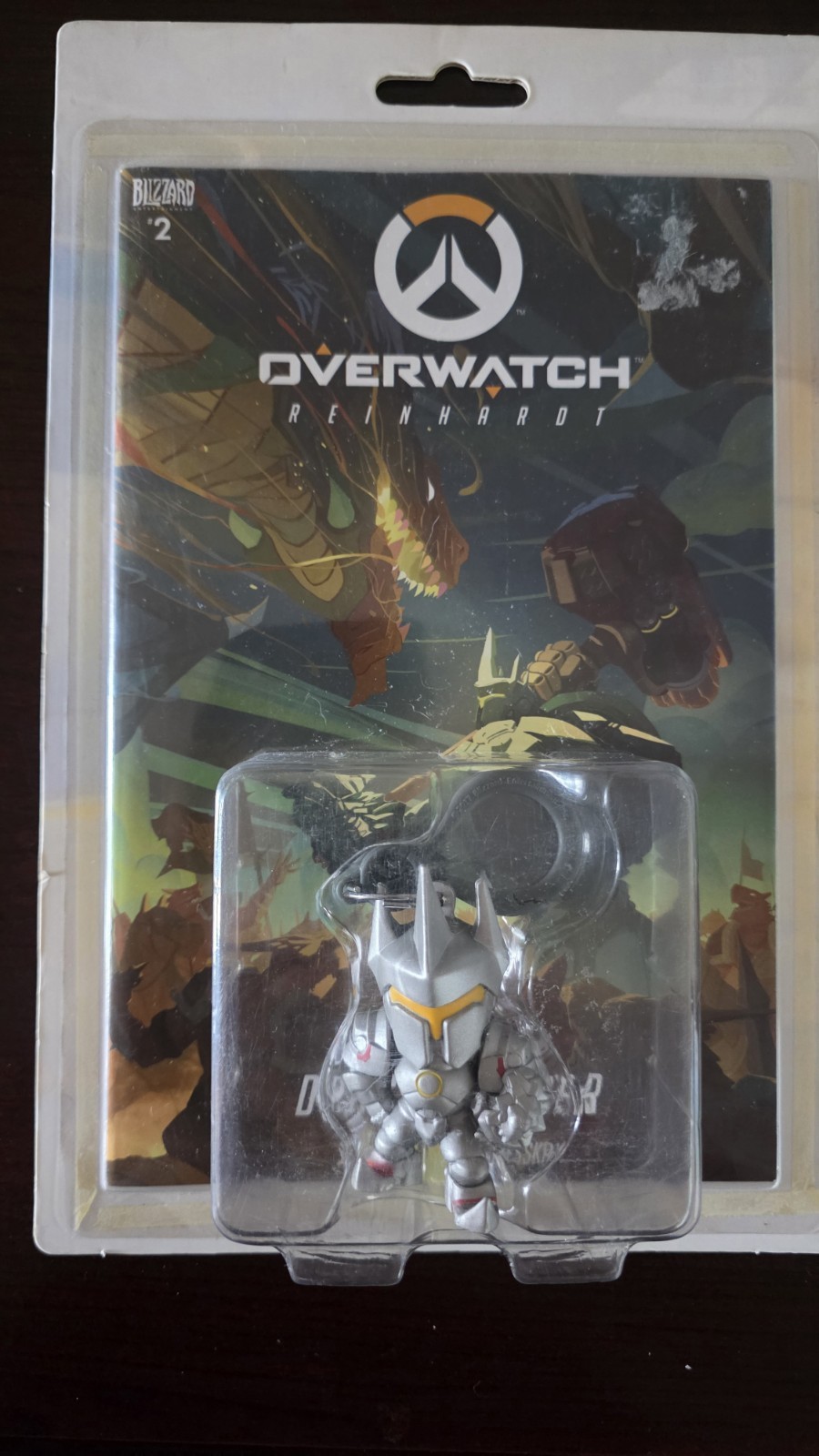 Blizzard Entertainment Overwatch Reinhardt Backpack Hanger with Exclusive Comic