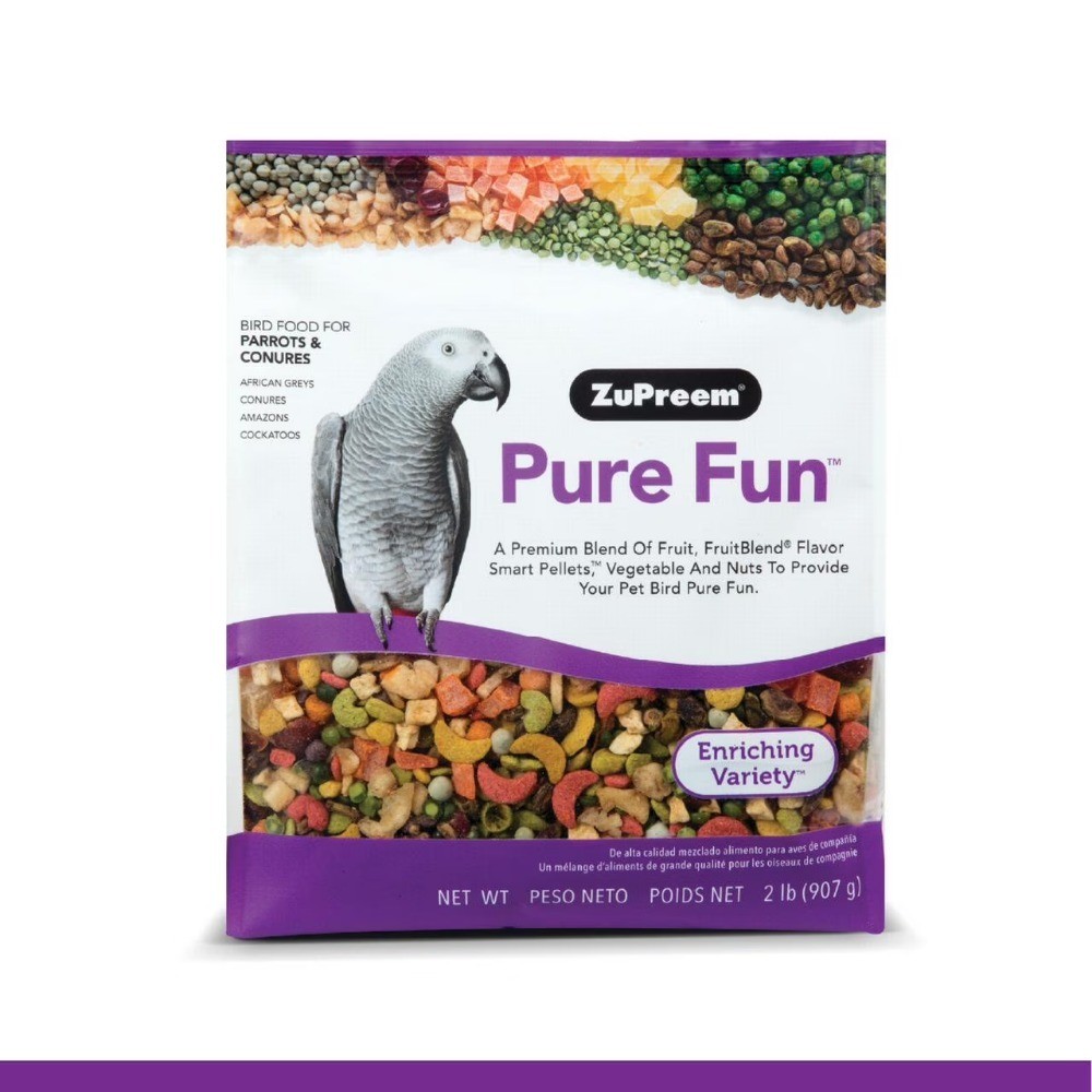 Nutrient-Rich Parrot and Conure Food Blend with Seeds and Pellets 2 lb