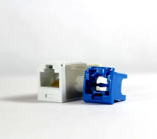 Panduit CJ6X88TGWH Snap in, Mini-Com, TX6A 10Gig UTP, Cat 6, White Qty (25)