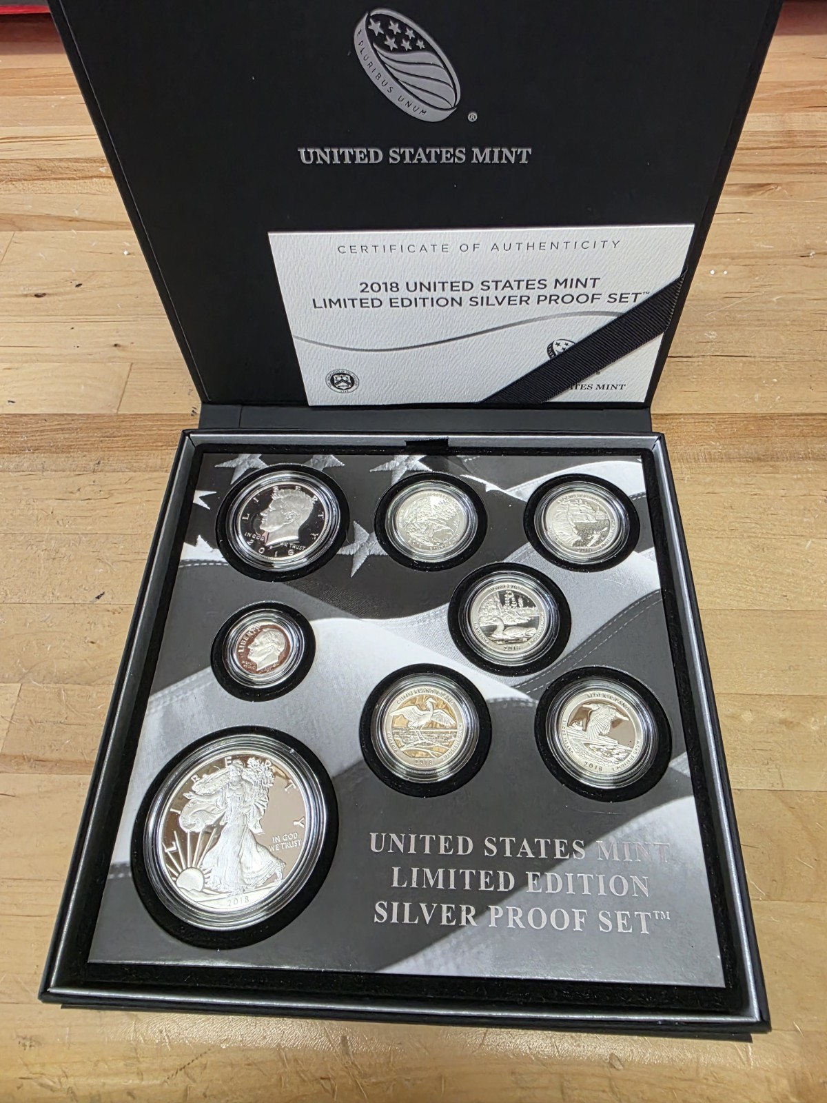 2018 Limited Edition Silver Proof Set Uncirculated