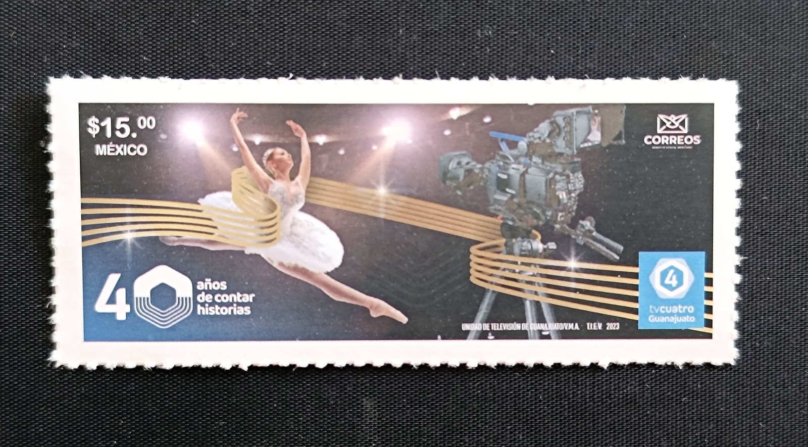 MEXICO 2023 BALLET DANCER & TV camera mint NH, scarce thematic issue, sold out